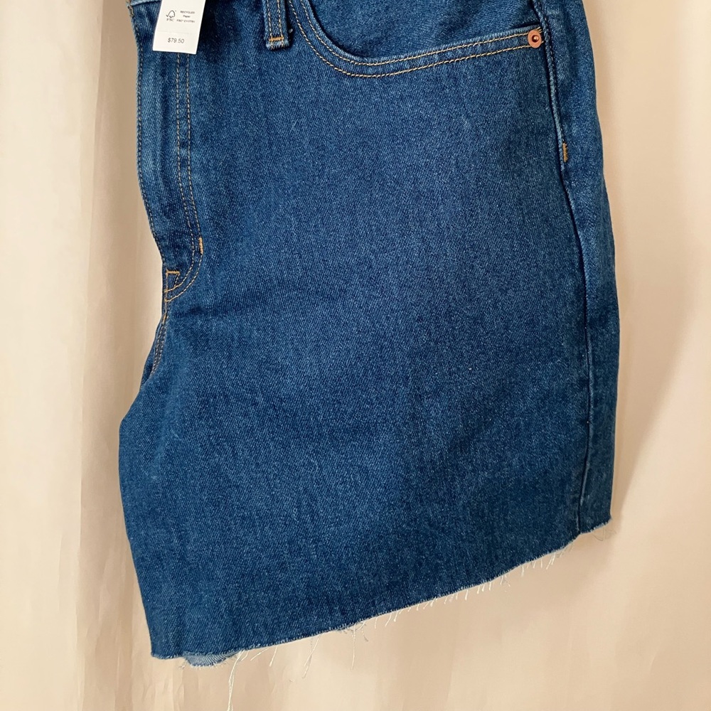 👖🇺🇸 ❤️ J.CREW Cutoff Jean Shorts NWT Midlength Denim Short in Rocky Trail Wash - Picture 4 of 8